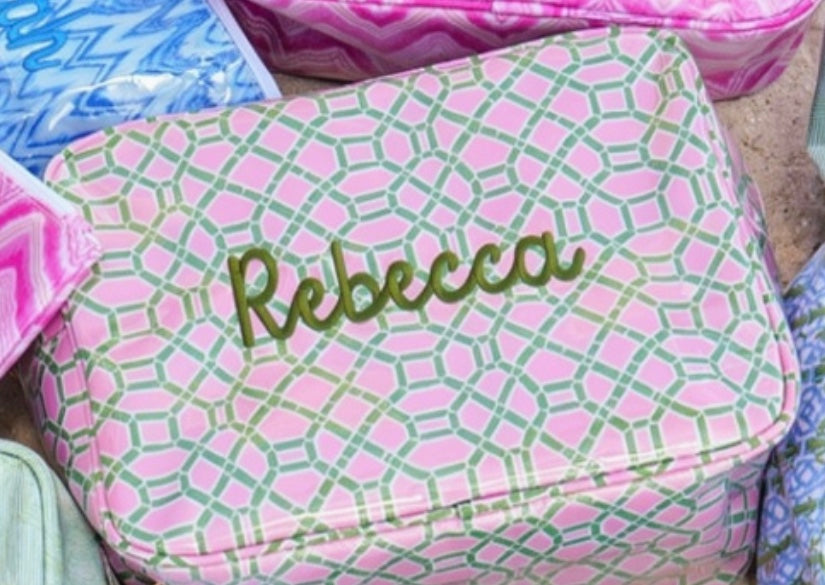 Clear Coat Toiletry Bag X Lemon Park