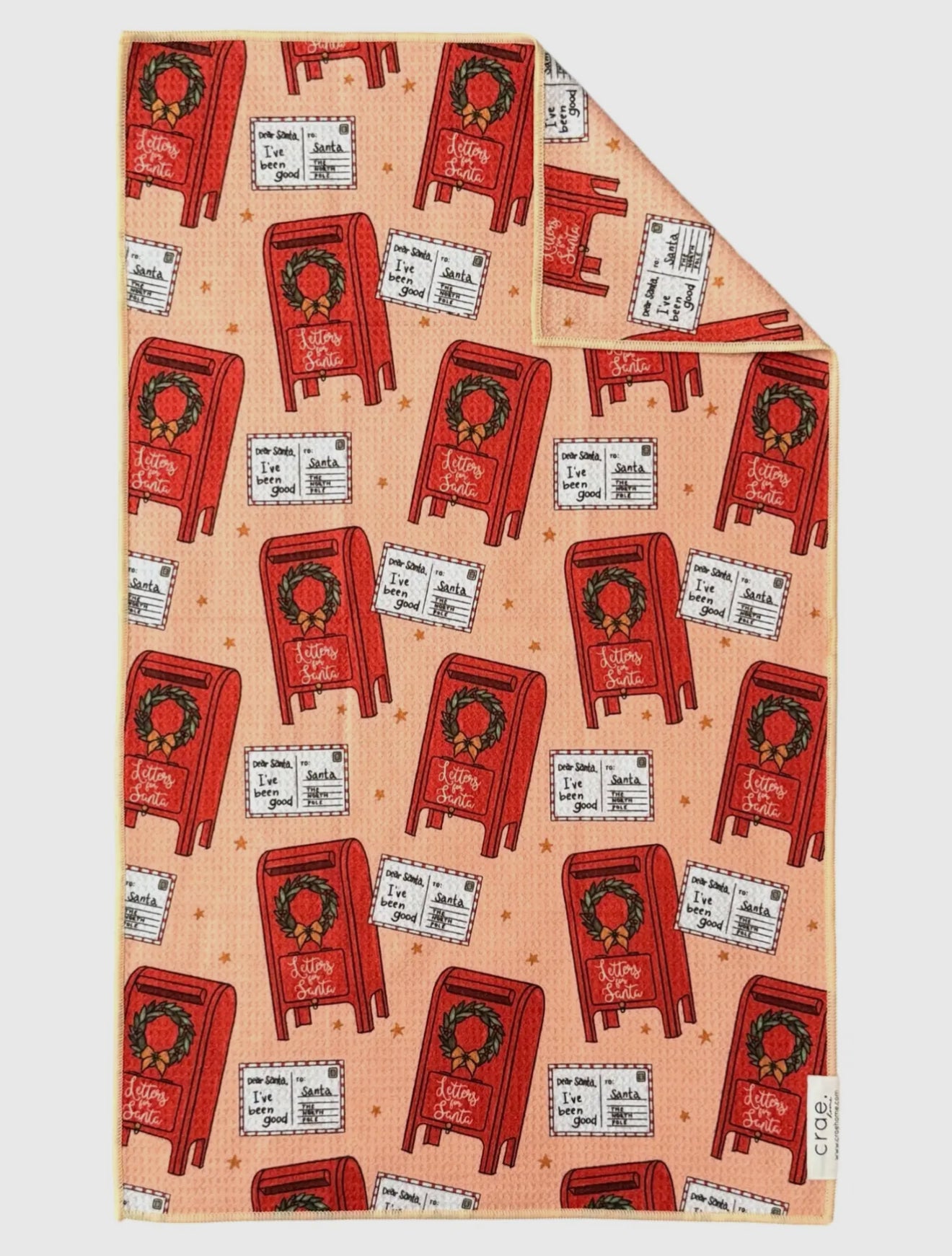 Crae Christmas Double-Sided Hand Towel