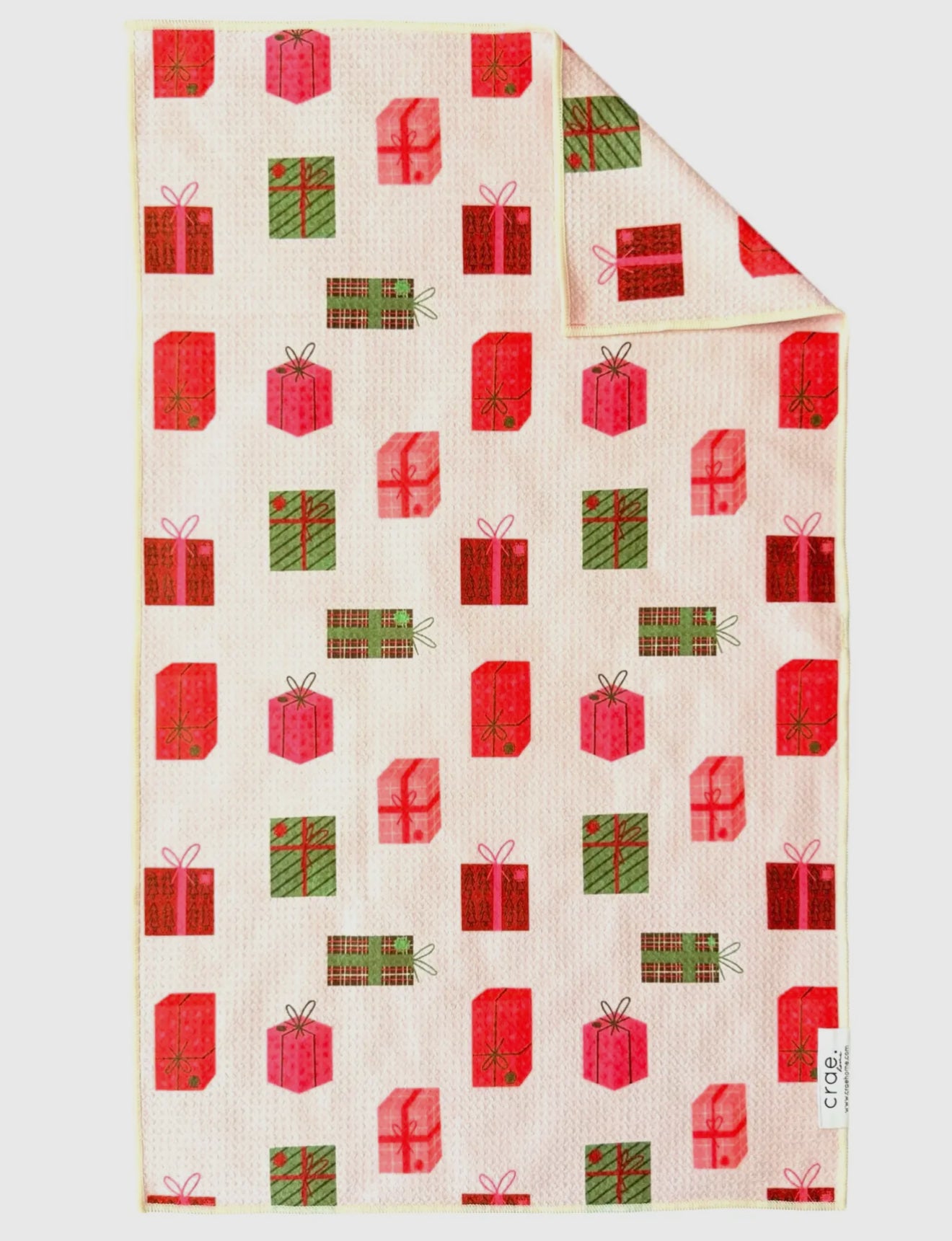 Crae Christmas Double-Sided Hand Towel