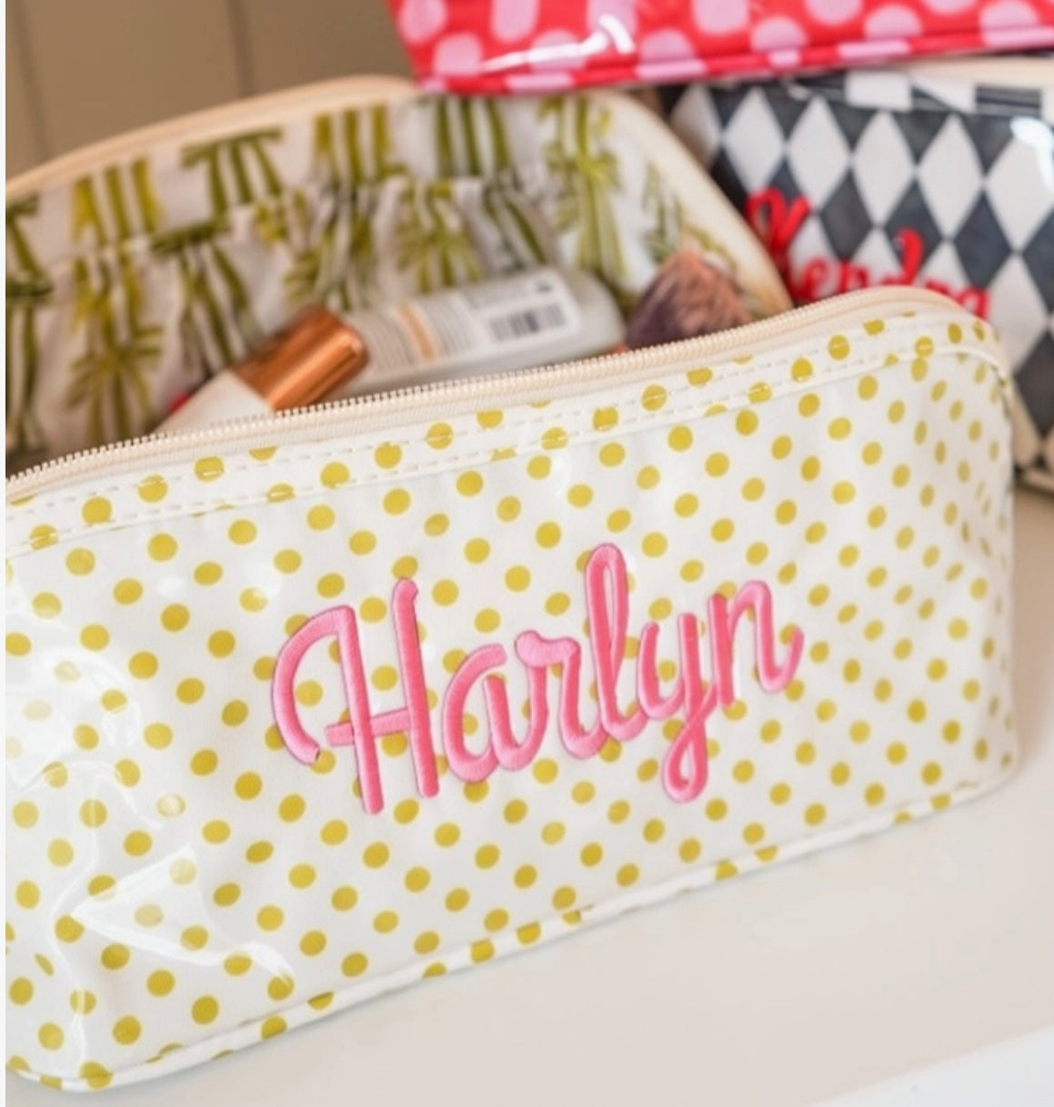 Kenz Rosemary Makeup Bag