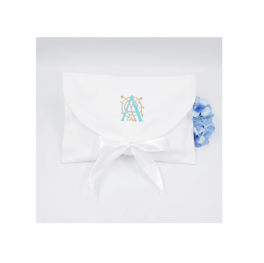 Large Cotton Pique Envelope Bag