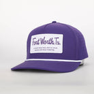 Fort Worth, TX Rope Hat with Patch