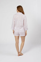 Lenora CLASSIC COTTON shorty pjs IN VIVIAN FLORAL