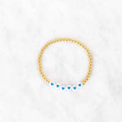 Heart Gold Beaded Bracelet