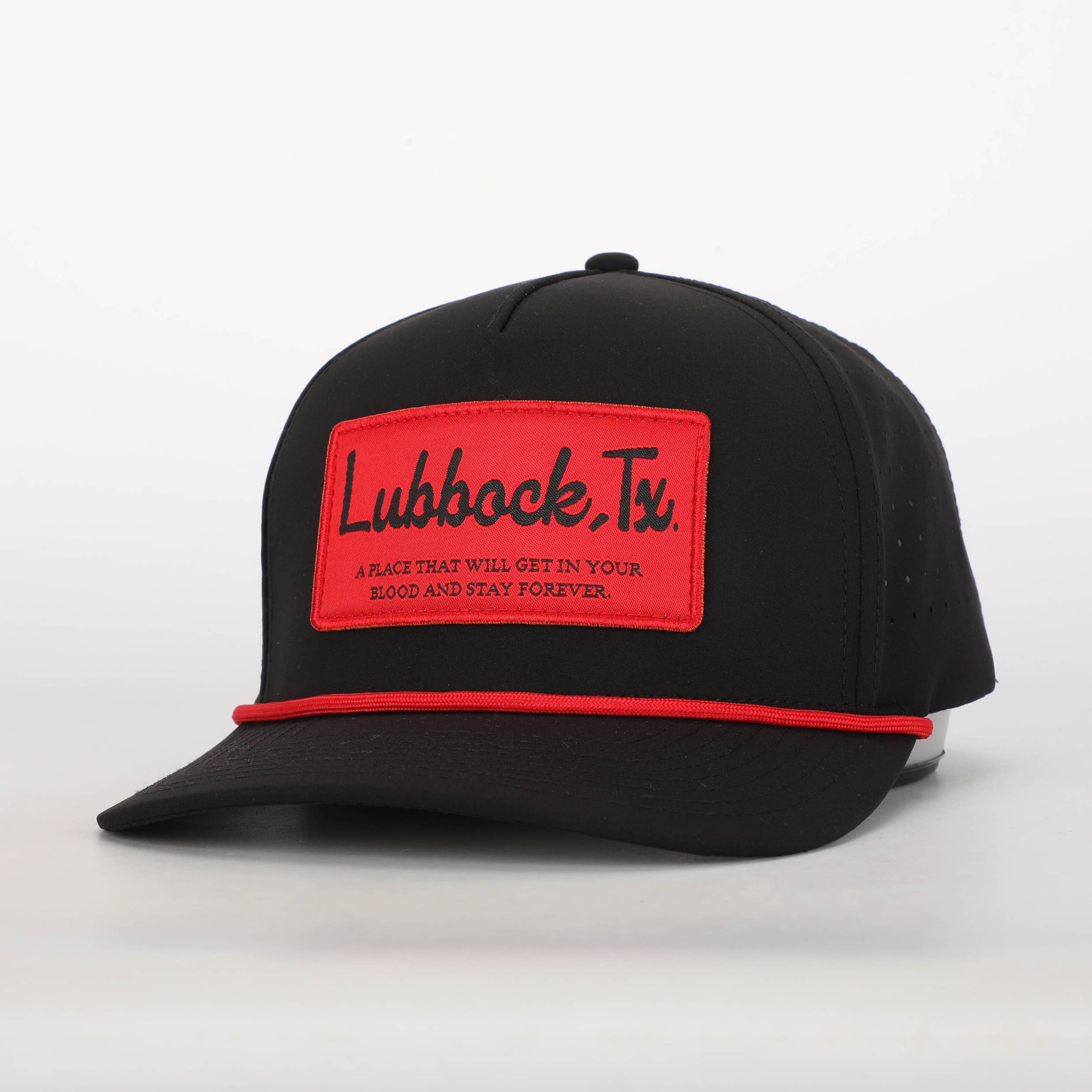 Lubbock, TX Rope Hat with Patch