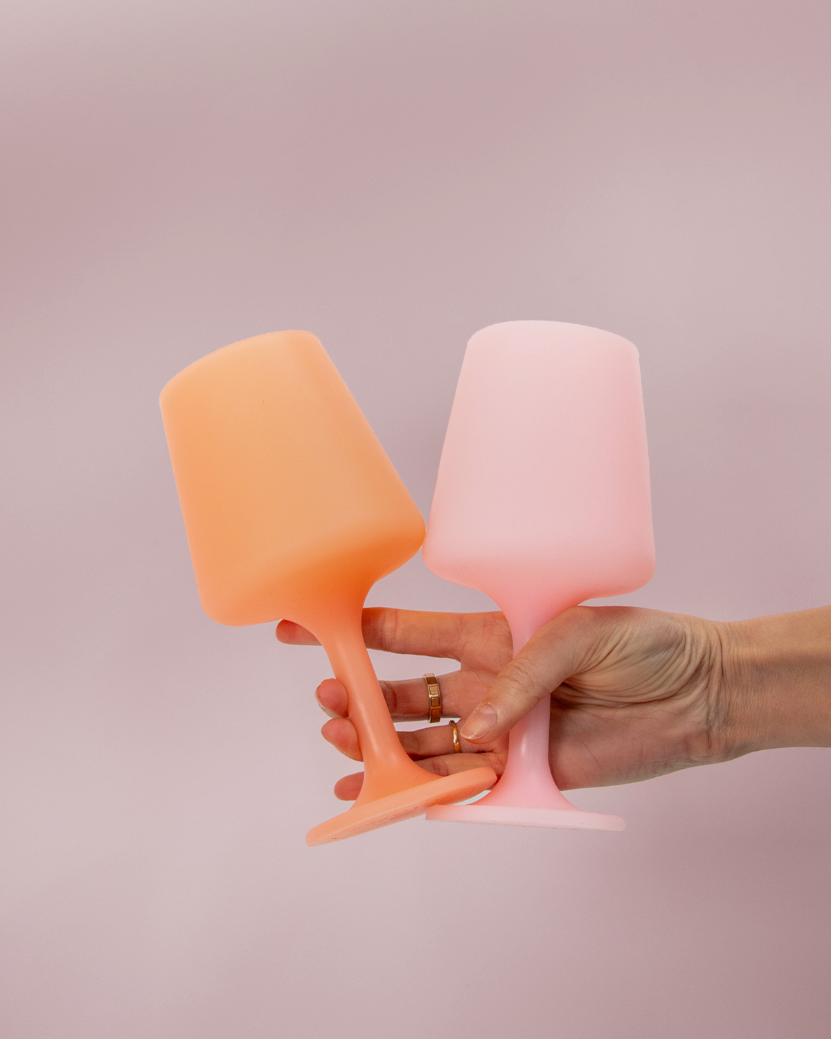 Peach + Petal | Swepp | Silicone Unbreakable Wine Glasses