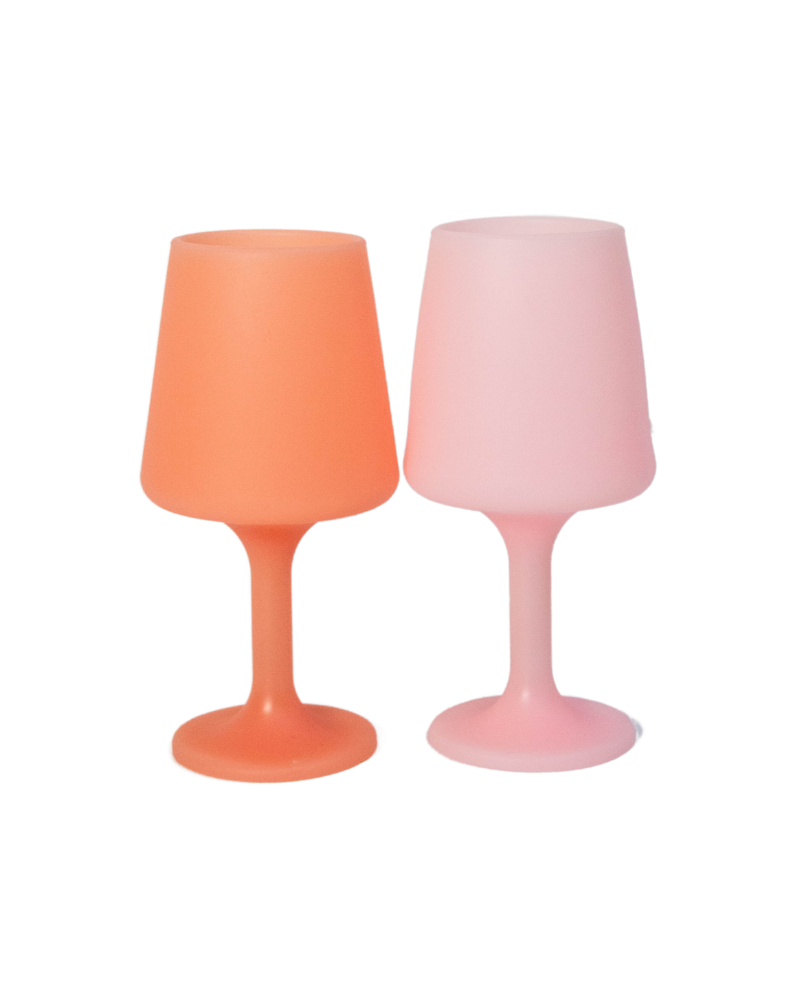 Peach + Petal | Swepp | Silicone Unbreakable Wine Glasses