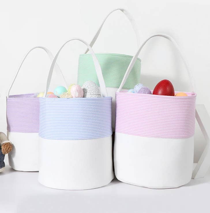 Seersucker Easter Baskets