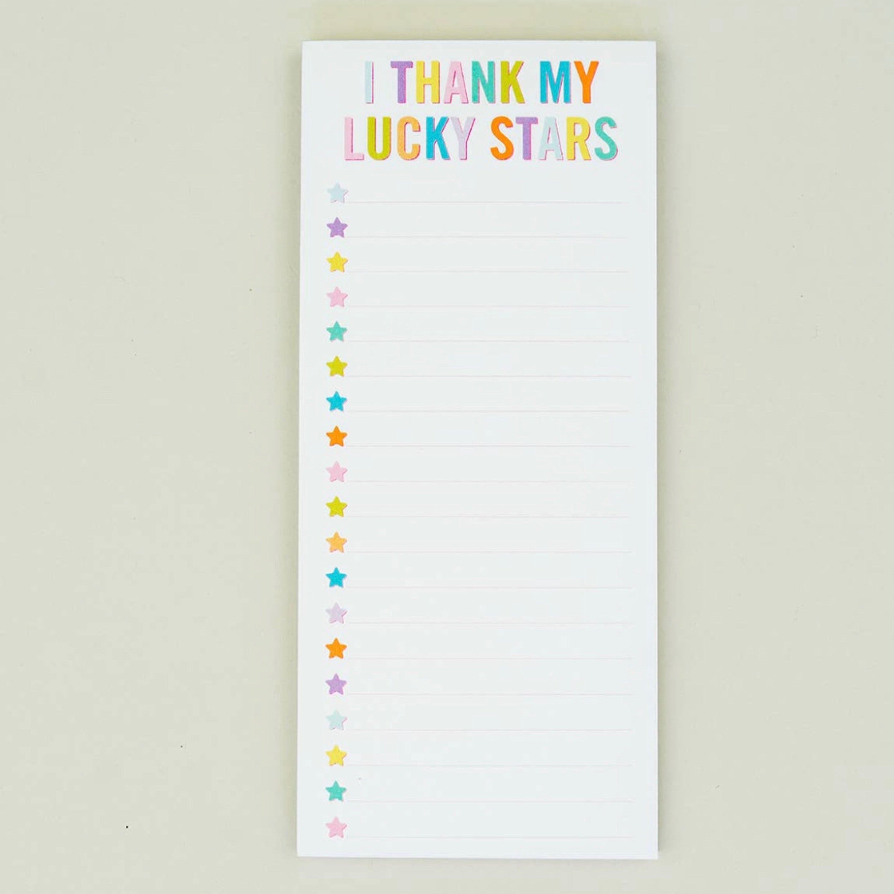 TE Lucky Stars List Pad