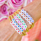 Heart Gold Beaded Bracelet