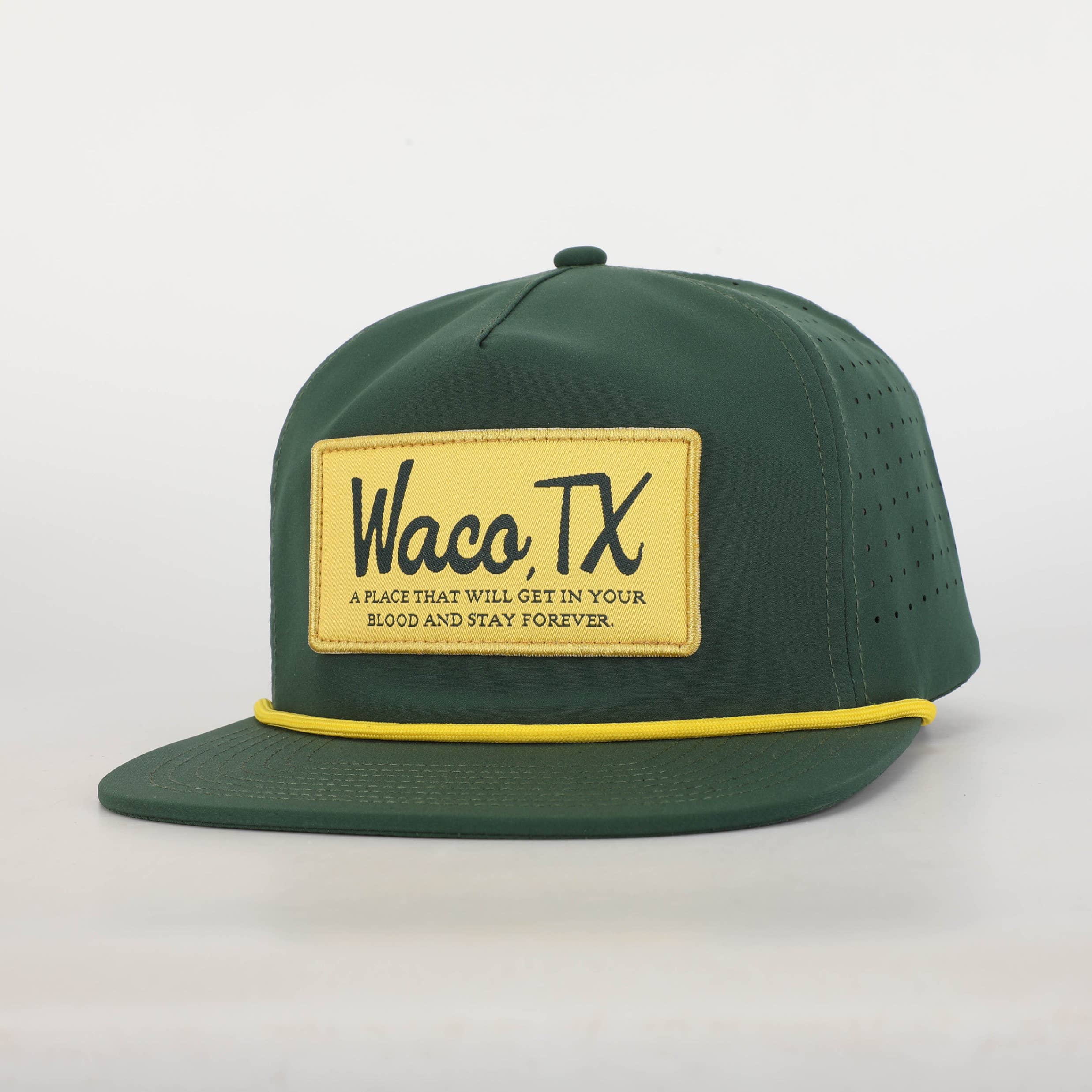 Waco, TX Rope Hat with Patch