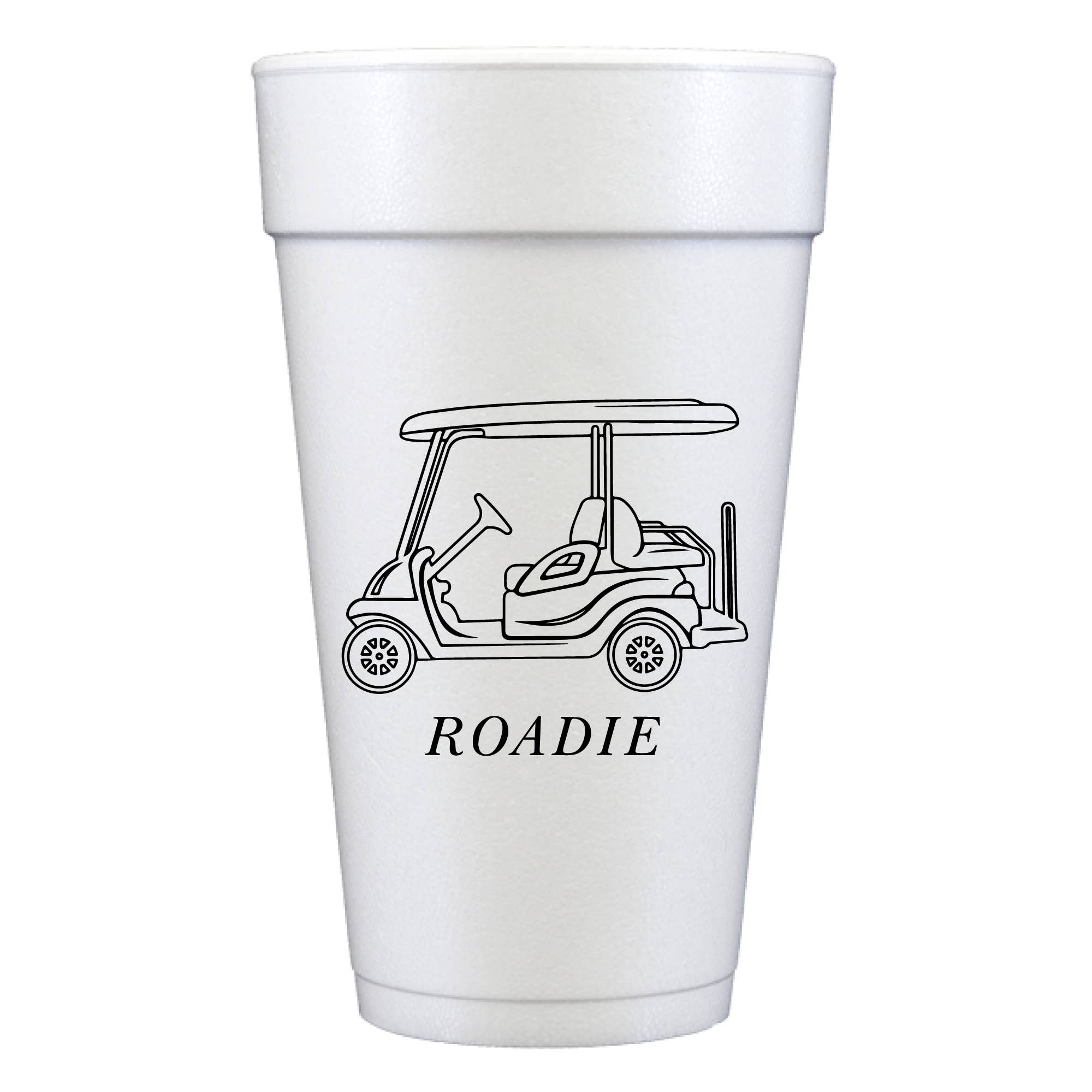 Golf Cart Roadie Masters Foam Cups- Masters